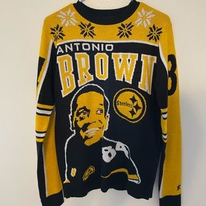 Antonio Brown steelers ugly sweater